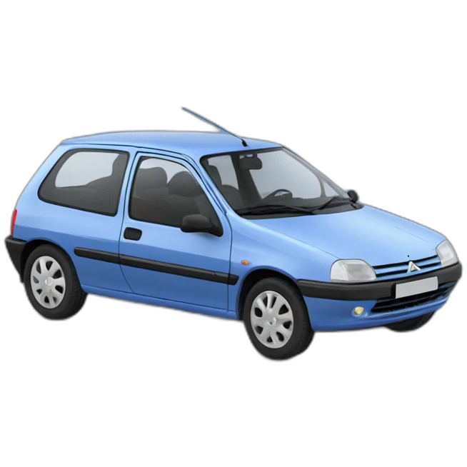 Citroën saxo bleu  emoji