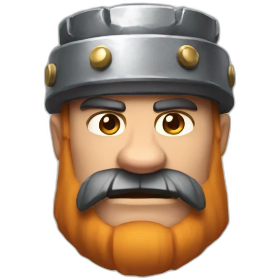 A clash Royale barbar  emoji