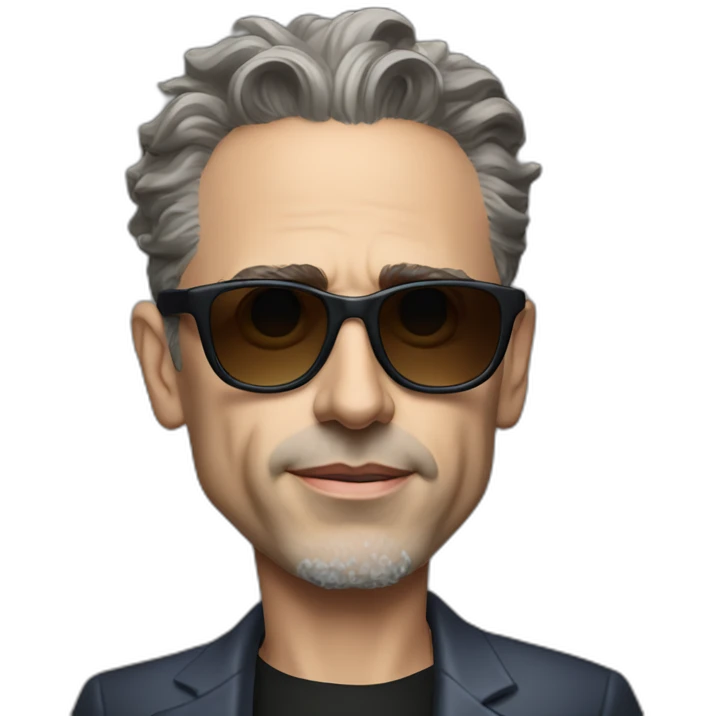 Jordan Peterson with cool sunglasses emoji