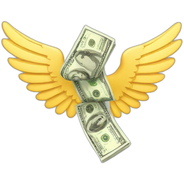 Money with wings emoji