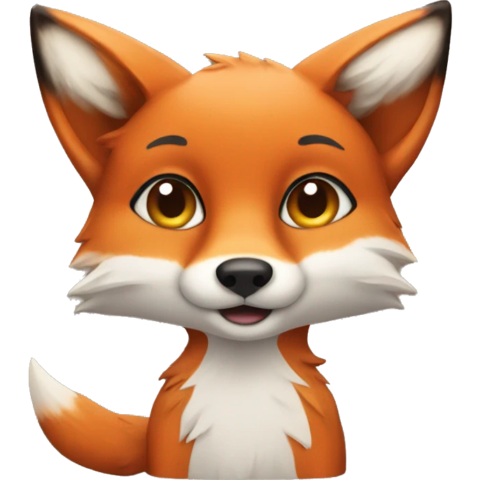 Cute fox emoji