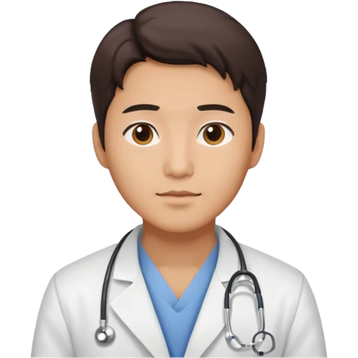 한국 남자 의사 emoji