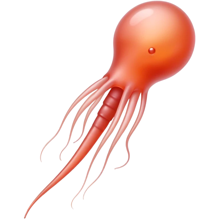 A single sperm cell, reproductive biology emoji