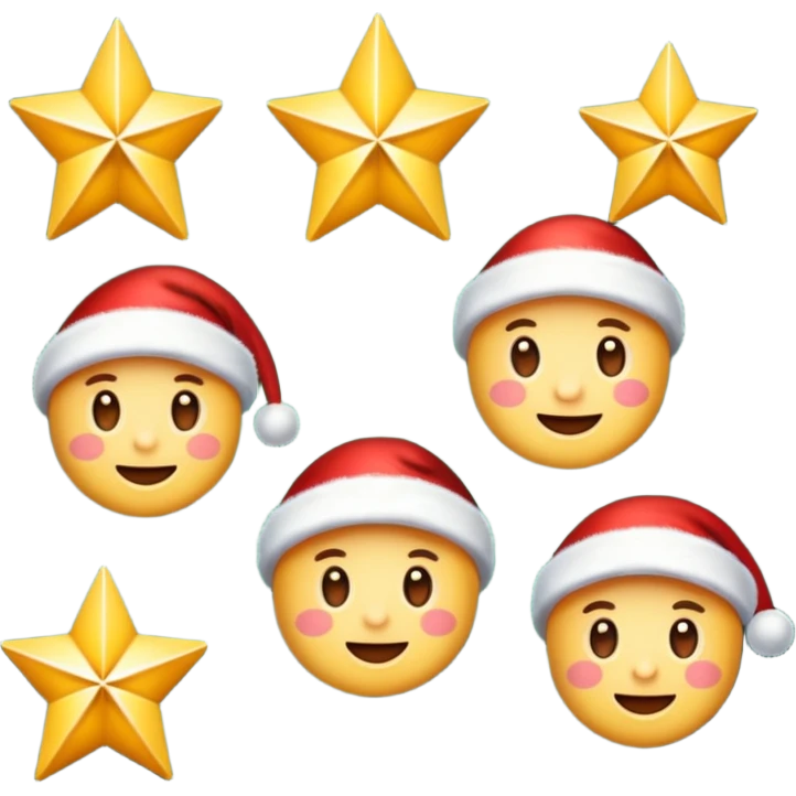 estrelinhas de natal emoji