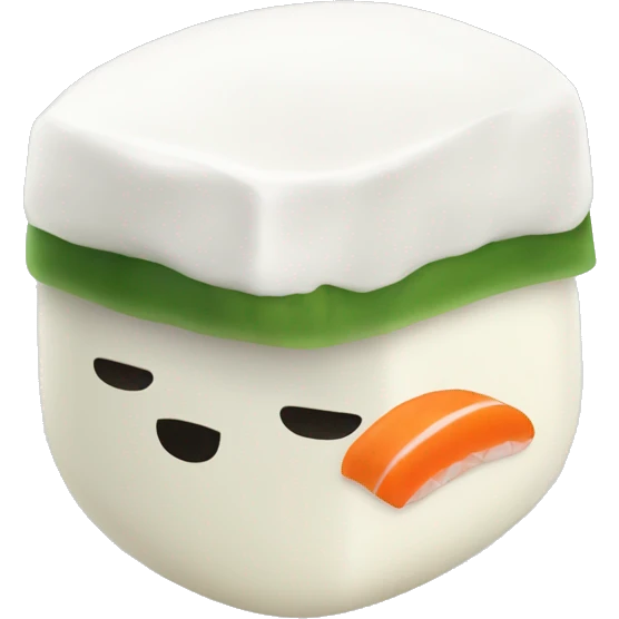 Sushi white sauce  emoji