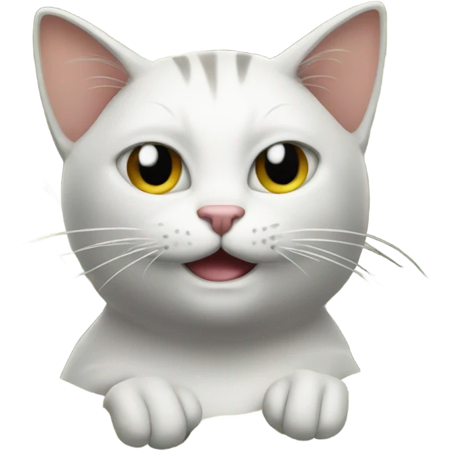 cat flexing money emoji