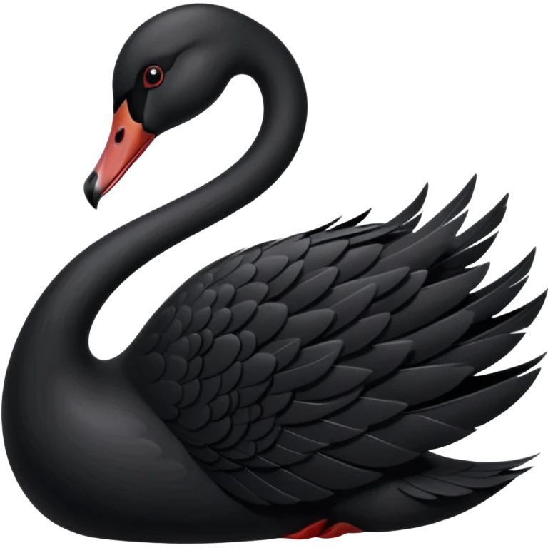 Black swan emoji