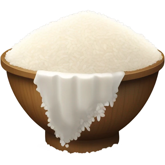 half ate rice emoji