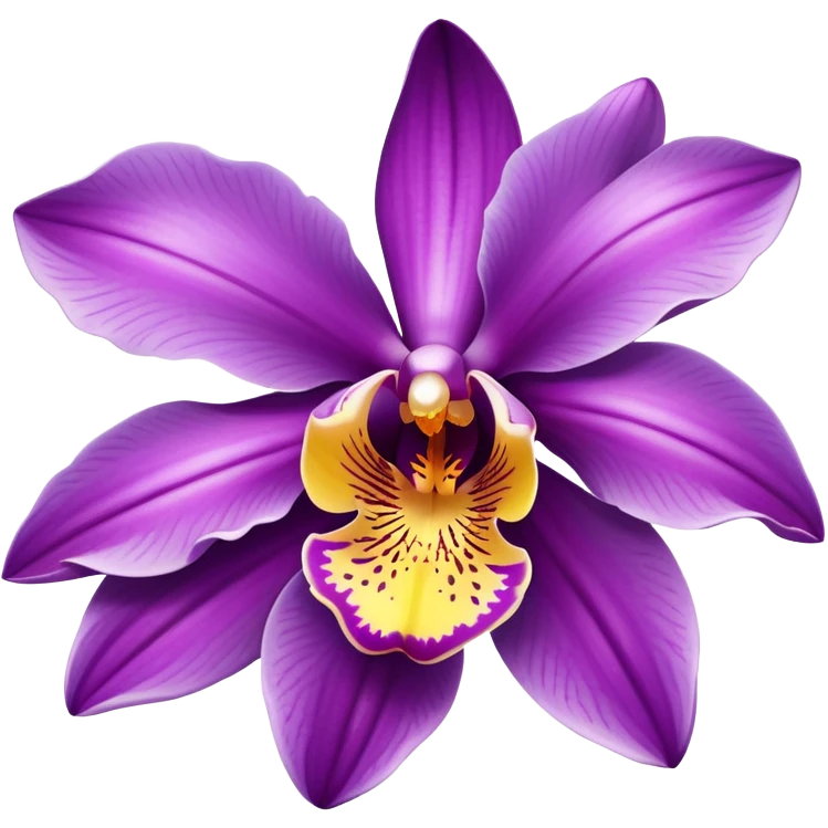 Colombian orchid emoji