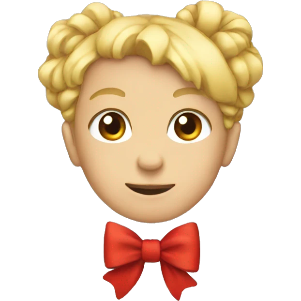 Red bow emoji
