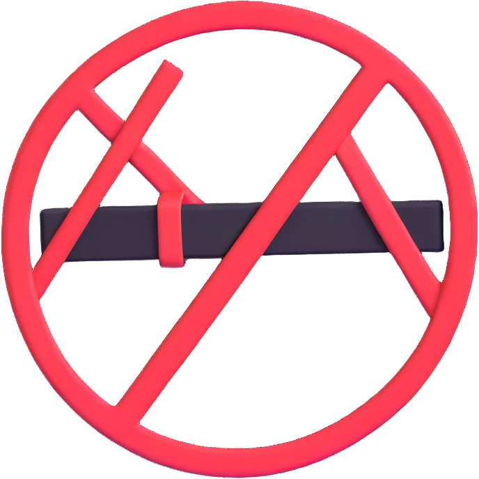 prohibited action sign emoji