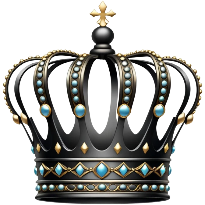 Black crown emoji