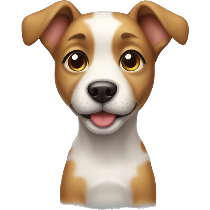 A cute dog emoji