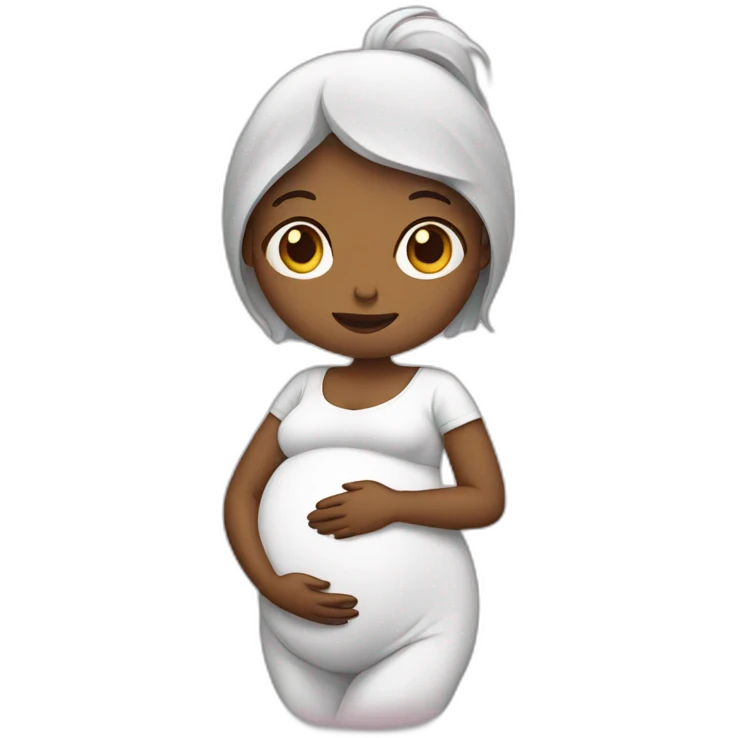 pregnant lady emoji