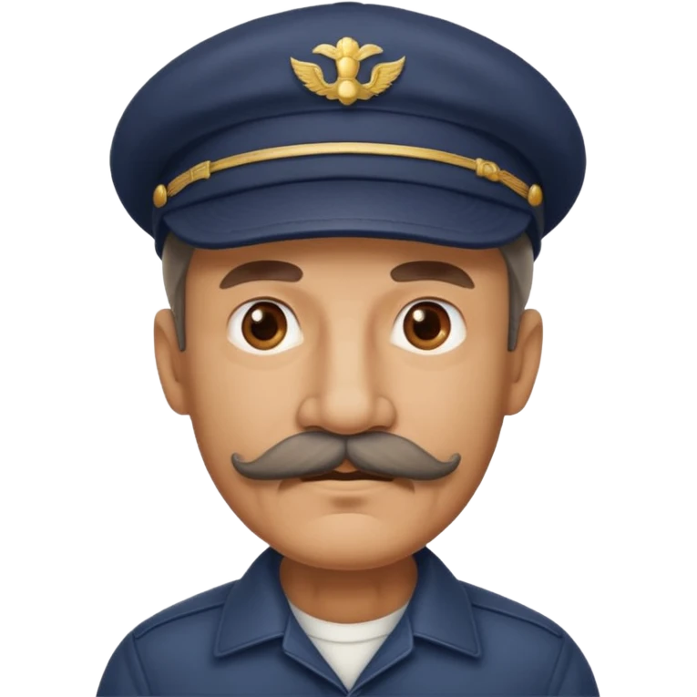 viejo bigote gorra emoji