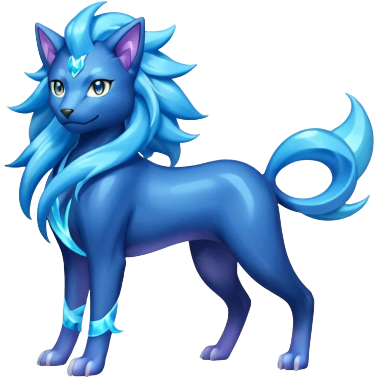 Luxray-Suicune-Amaura-fusion emoji