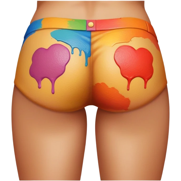 Butt painting emoji