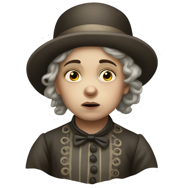 Frail Sickly Victorian child emoji