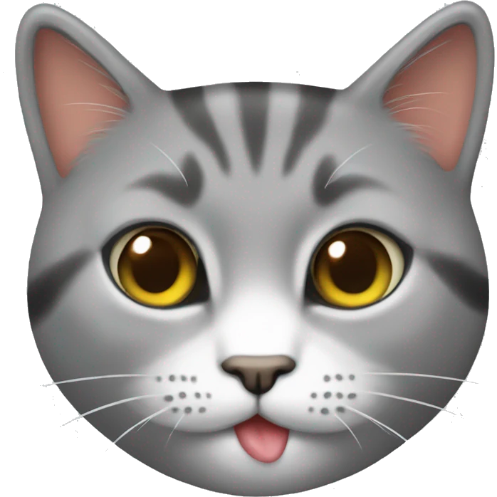 Une chatte avec un carotte  emoji