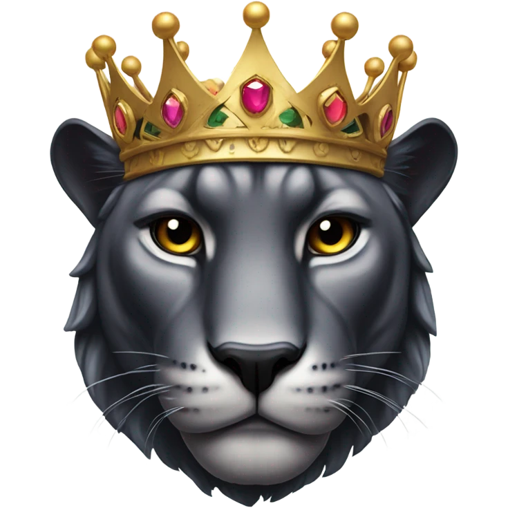 Panther with crown  emoji