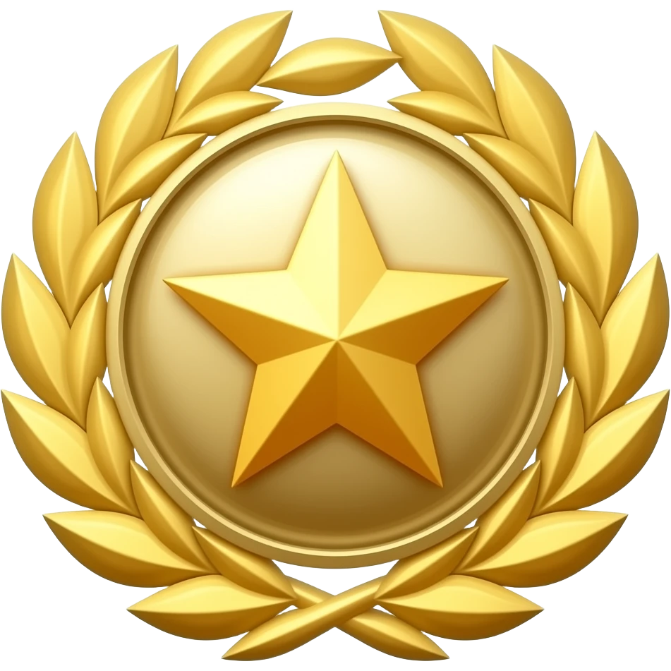 A Golden Bar Rank Insignia emoji
