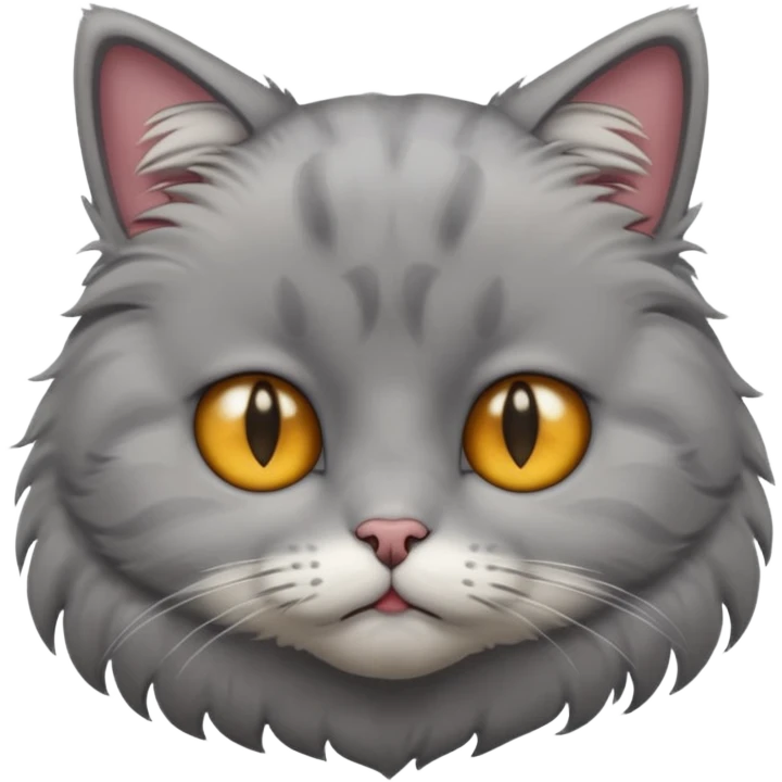 a portrait of crying cat emoji