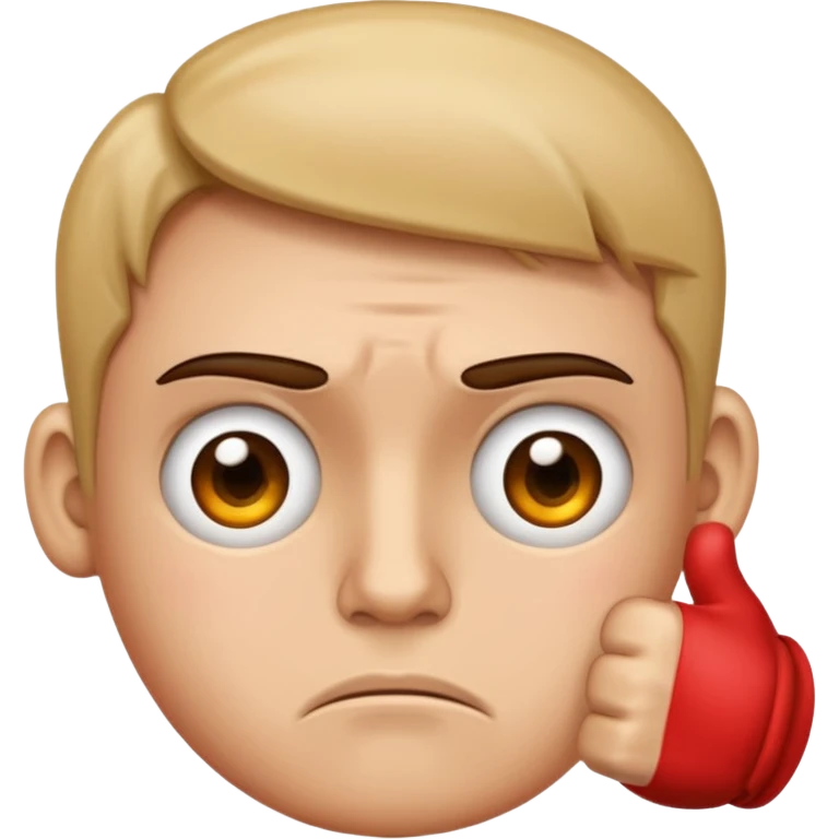 sad face with thumbs down  emoji