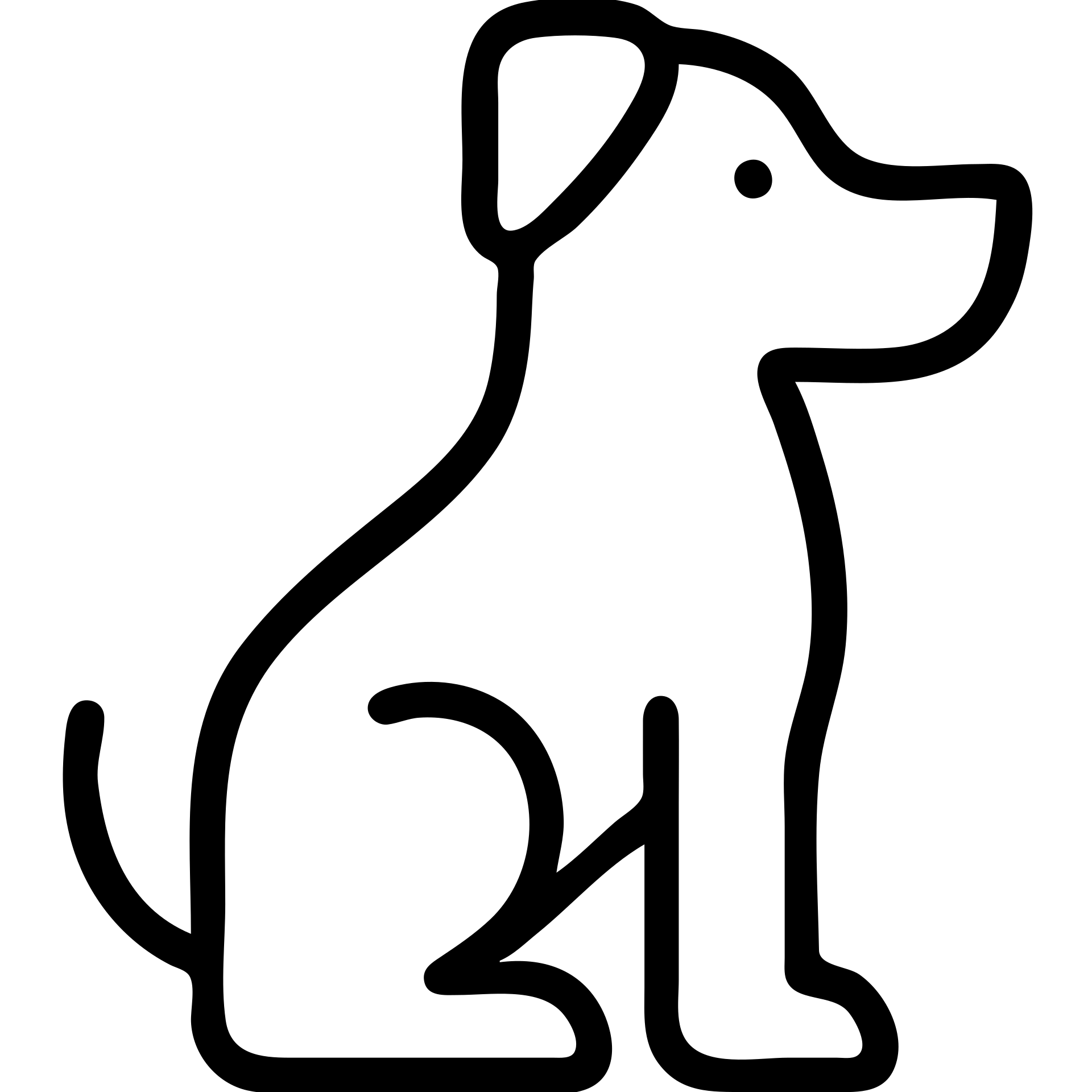 outlined dog icon emoji