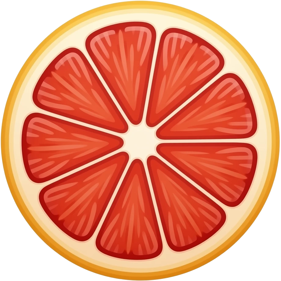 grapefruit emoji