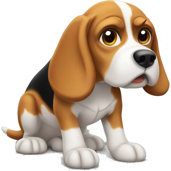 Dig beagle  emoji