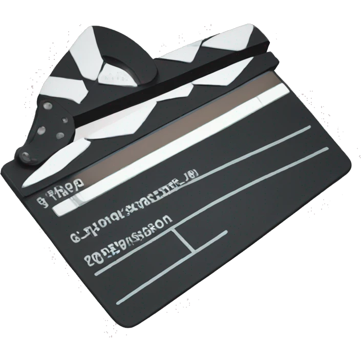 clapperboard emoji