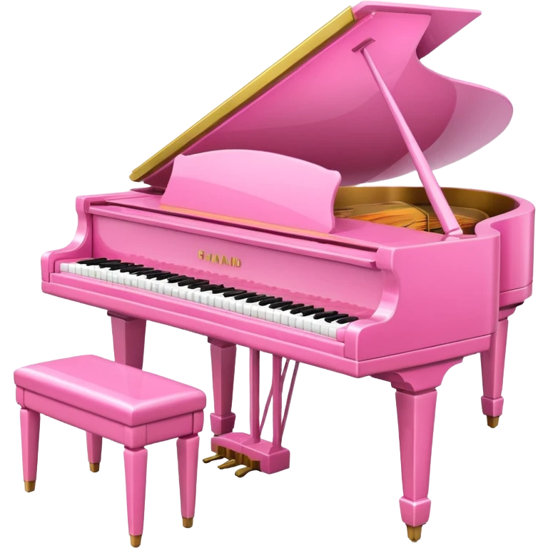 pink piano emoji