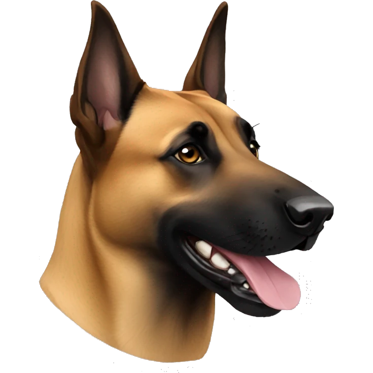 Dog belgian malinois  emoji