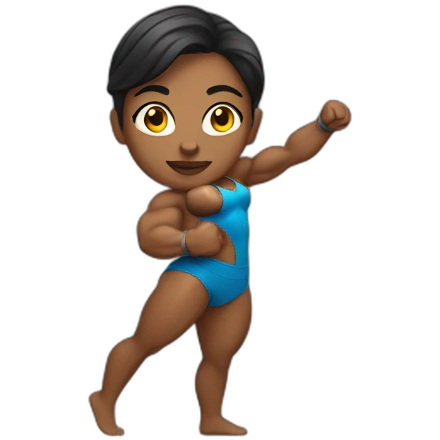 Female body builder emoji