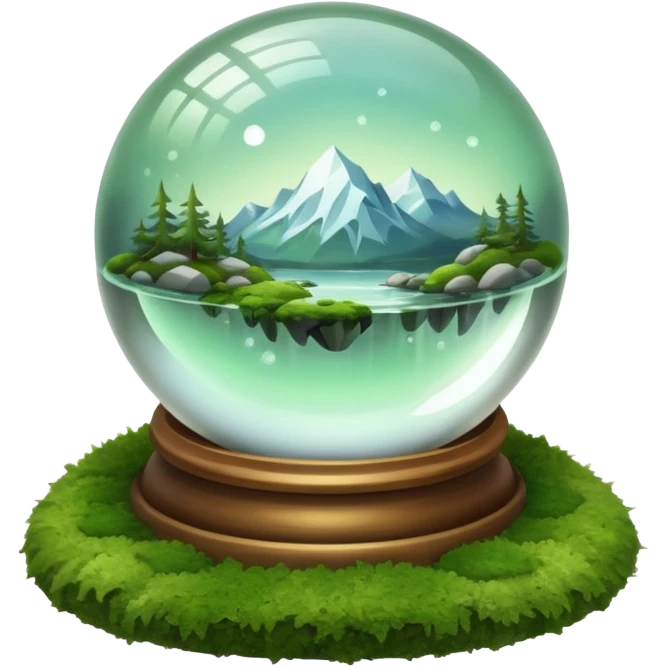 I want an emoji to use for mental wellness in a mystical setting. I want to reference an object that symbolizes the term "Clarity Seeker". It should be relaxing and calm in nature. Not a person, a symbol emoji