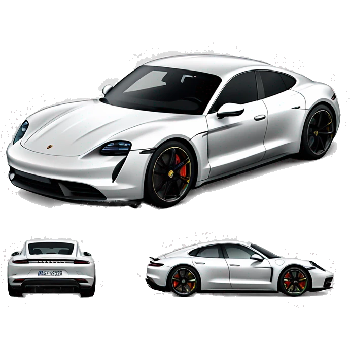 Porsche taycan two door emoji