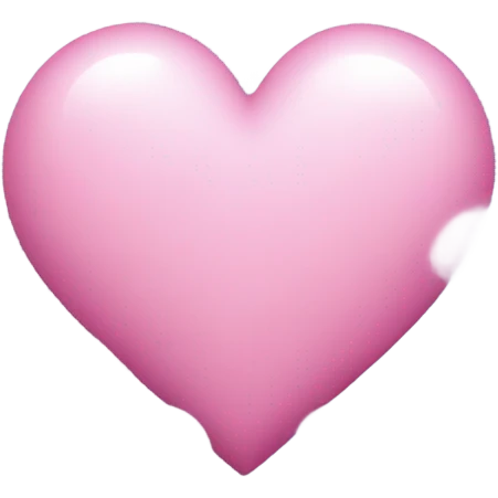 Pink heart with clouds around it  emoji