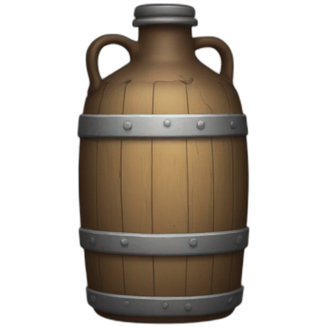 Moonshine jug emoji