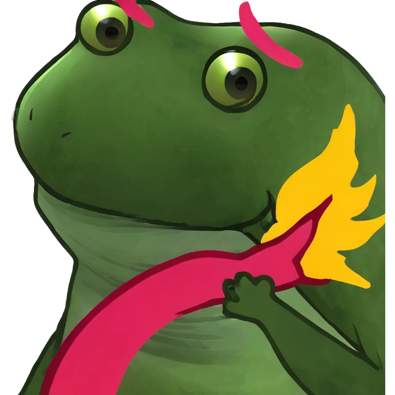 Pink fire streak emoji