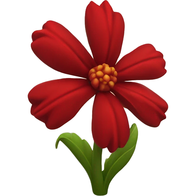corona de cristo flower red emoji