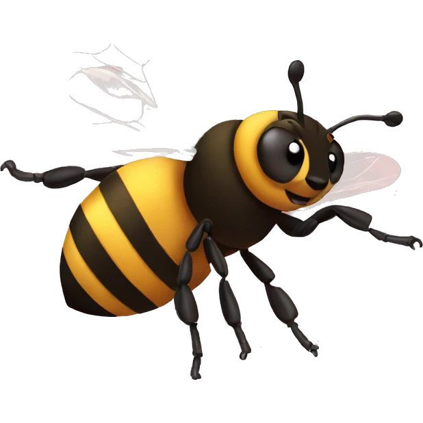 bee flying emoji