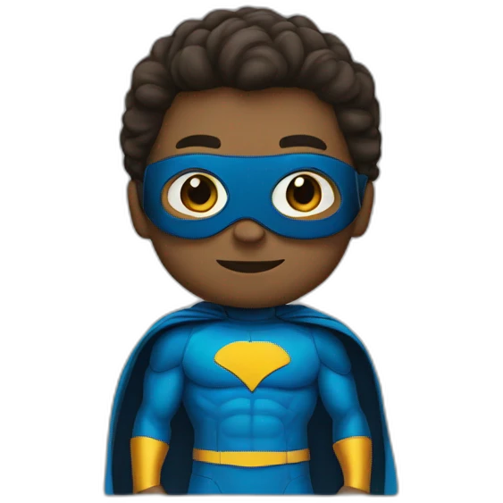 superhero for kids emoji