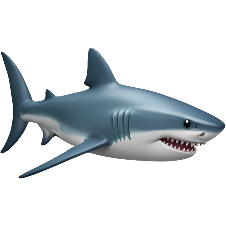 Shark with a  emoji