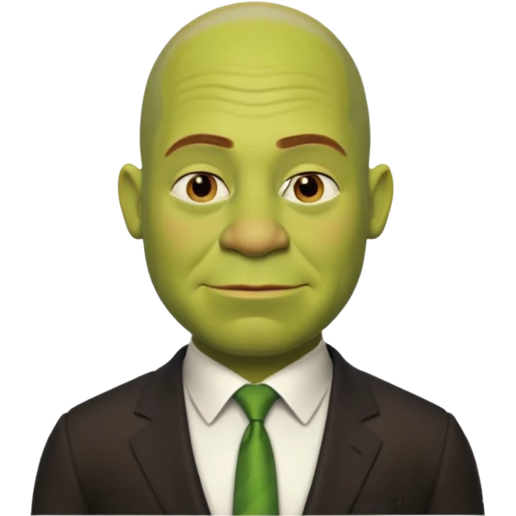 shrek as a jeff bezos emoji