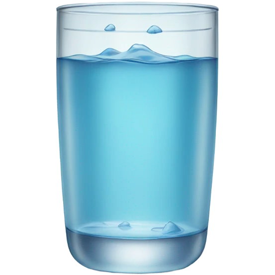 Glass with water  emoji