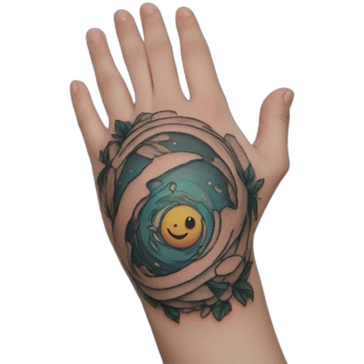 arm tattoo emoji