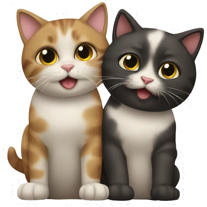 two cats emoji