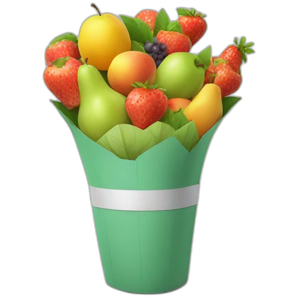 delivery-fruit-bouquet emoji