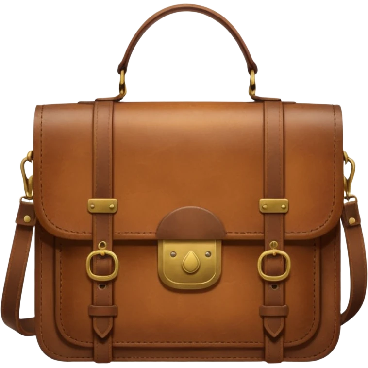 vintage academia shoulder bag emoji