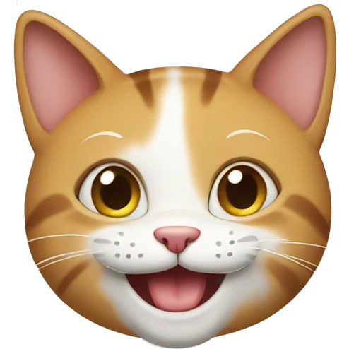 Happy cat emoji